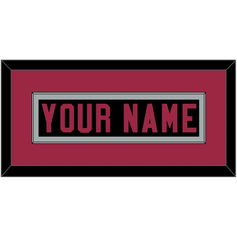 Arizona Nameplate - Alternate Black - Single Mat 5