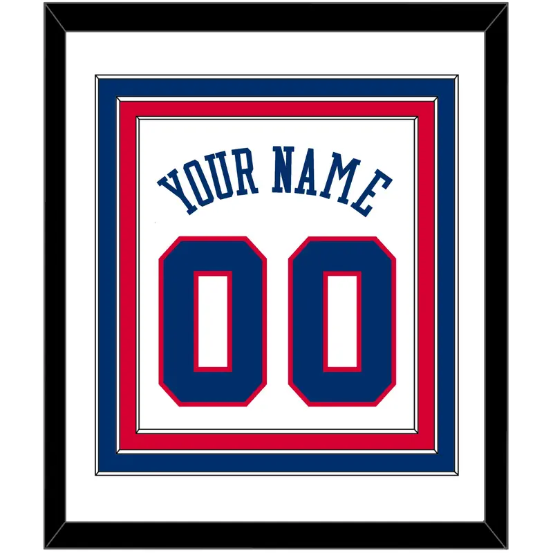 Philadelphia Name & Number - Home White (1978-1991) - Triple Mat 1
