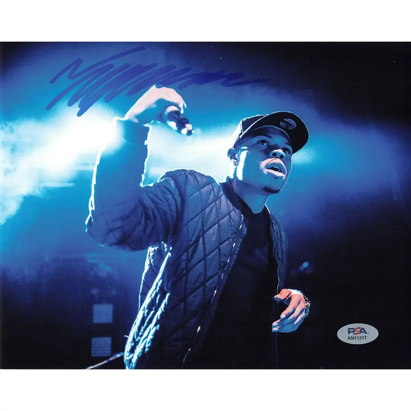 Taylor Bennett signed 8x10 photo PSA/DNA Autographed Rap