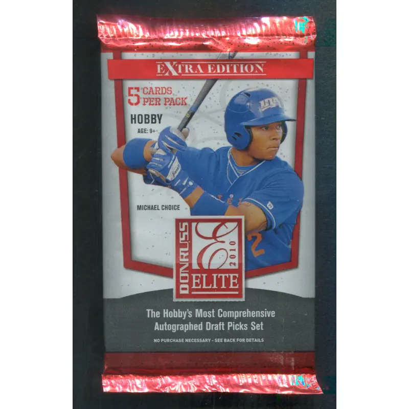 2010 Donruss Elite Extra Edition Baseball Unopened Pack (Hobby) (5)