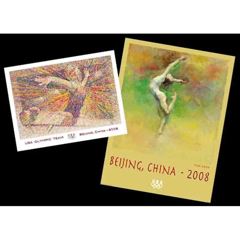 USA Olympic Team Beijing 2008 Gymnastics 2-Poster Combo - Fine Art Ltd.