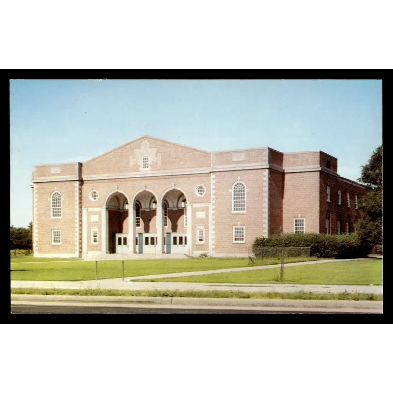 Vintage Richmond, Indiana HS Gymnasium Postcard