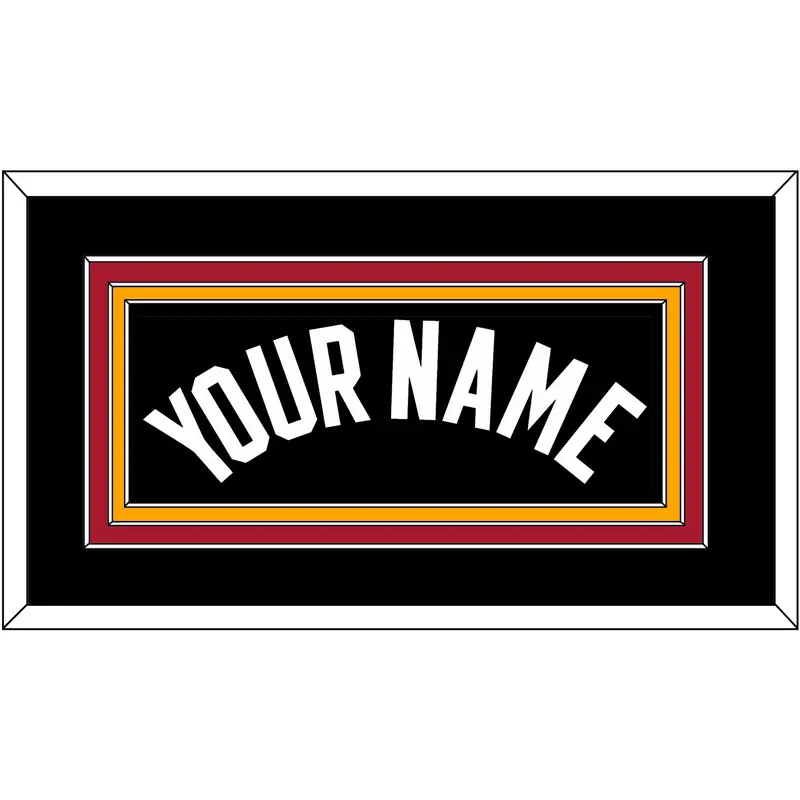 Miami Name - Road Black (1999-2008) - Triple Mat 4