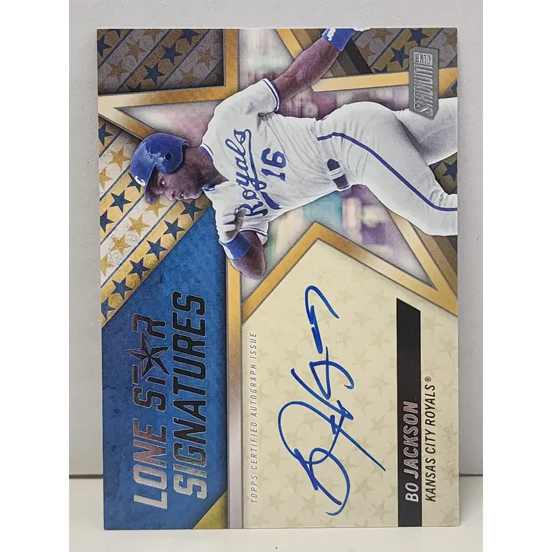 Bo Jackson 2024 Topps Stadium Club Lone Star Signatures Auto #47/50