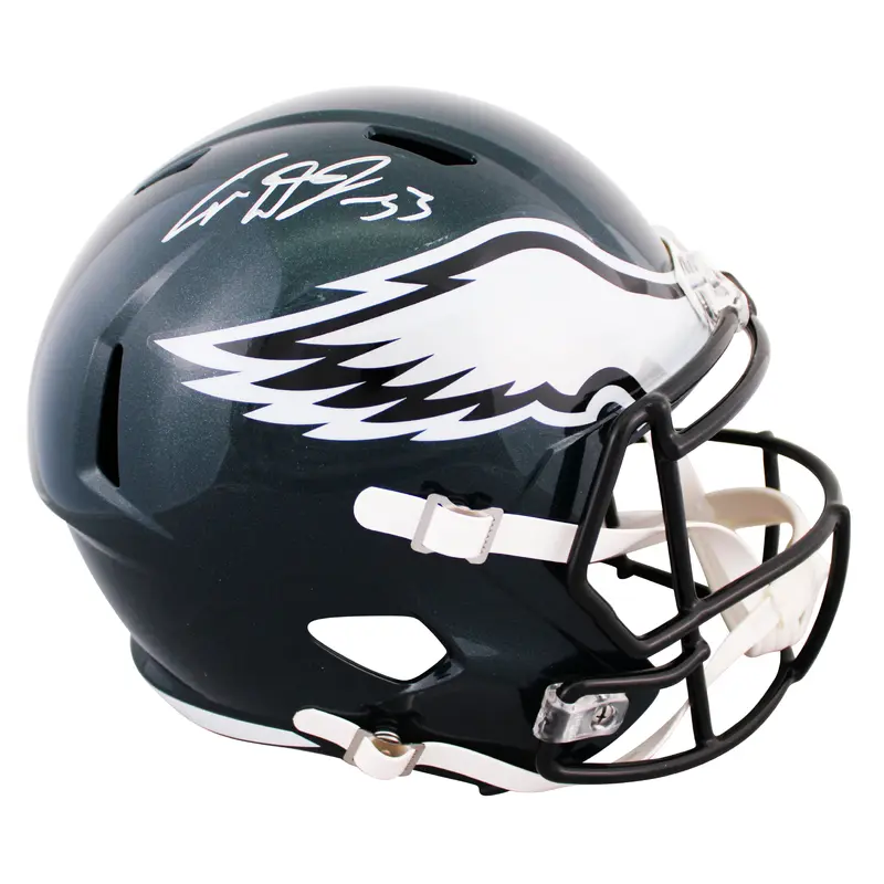 Eagles Cooper DeJean Authentic Signed Full Size Speed Rep Helmet Fanatics