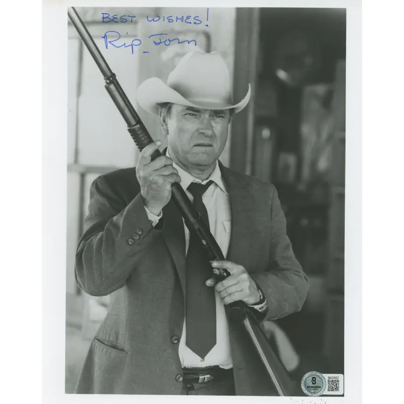 Rip Torn Men In Black "Best Wishes!" Authentic Signed 8x10 Photo BAS #BN74557