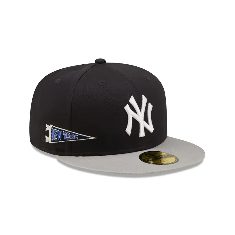 New York Yankees 59Fifty Fitted Team City Patch - Navy/Grey