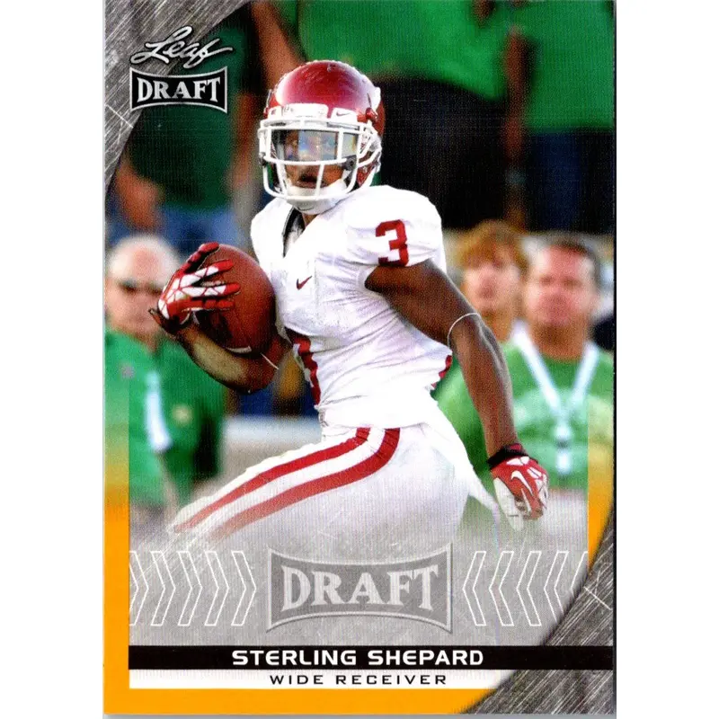 2016 Leaf Draft Gold Sterling Shepard #81