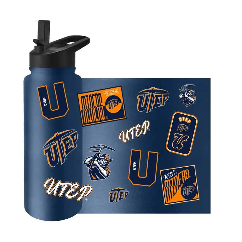 UTEP 34oz Dreamweave Quencher Bottle