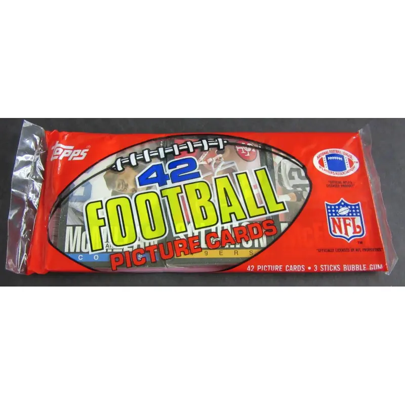 1985 Topps Football Unopened Grocery Rack Pack