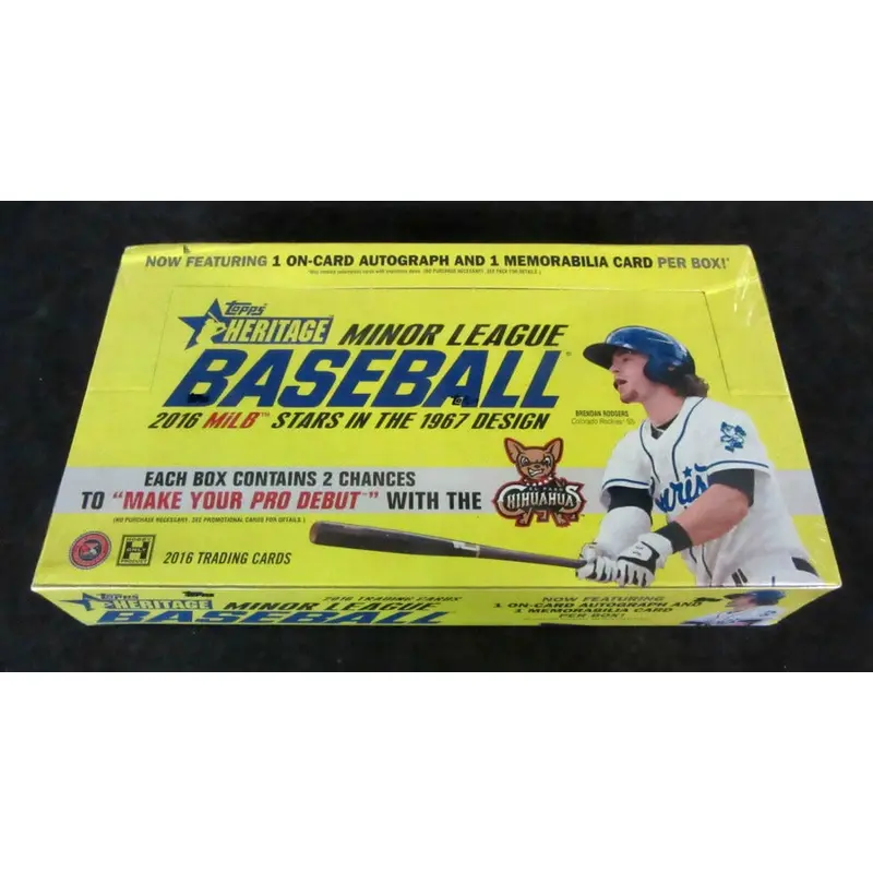 2016 Topps Heritage Minor League Baseball Box (Hobby) (18/8)