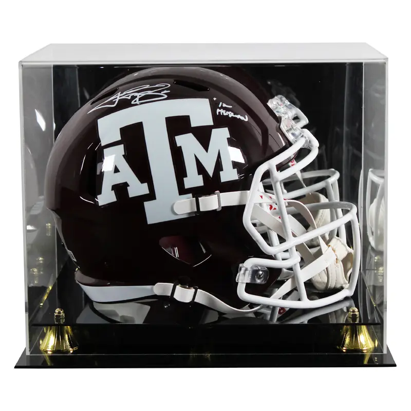 Texas A&M Johnny Manziel "12 HT" Signed F/S Speed Rep Helmet W/ Case BAS Wit 2
