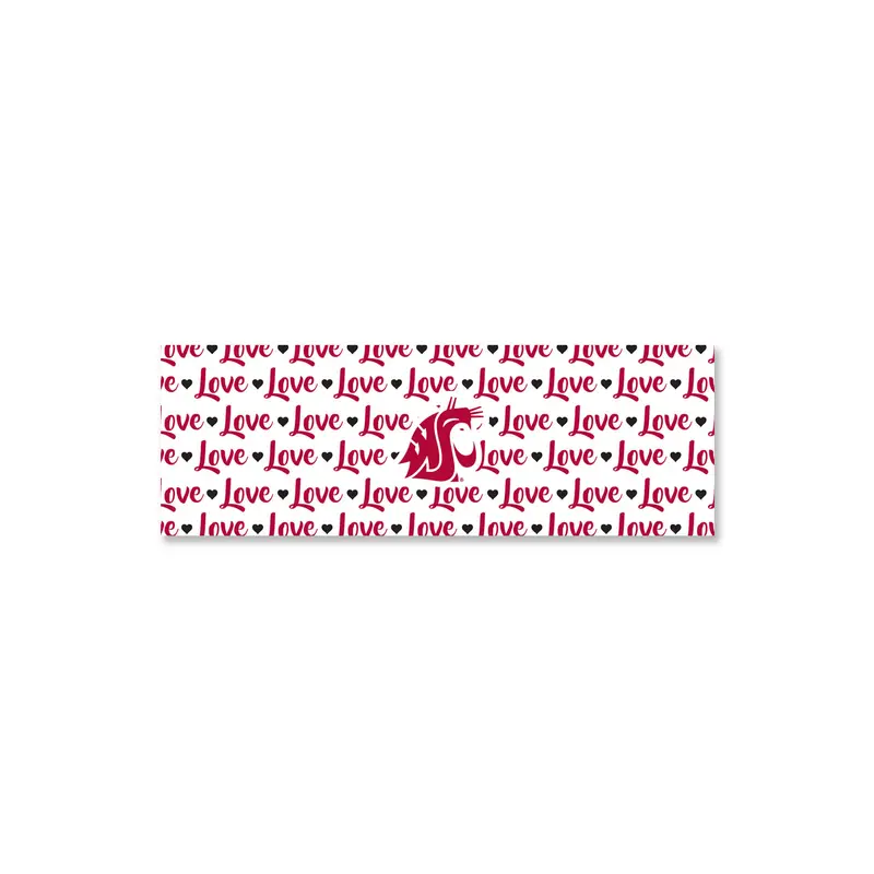 WSU Love Print Wrap Headband