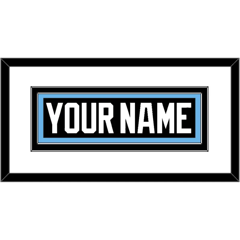 Utah Nameplate - Home Black - Double Mat 1