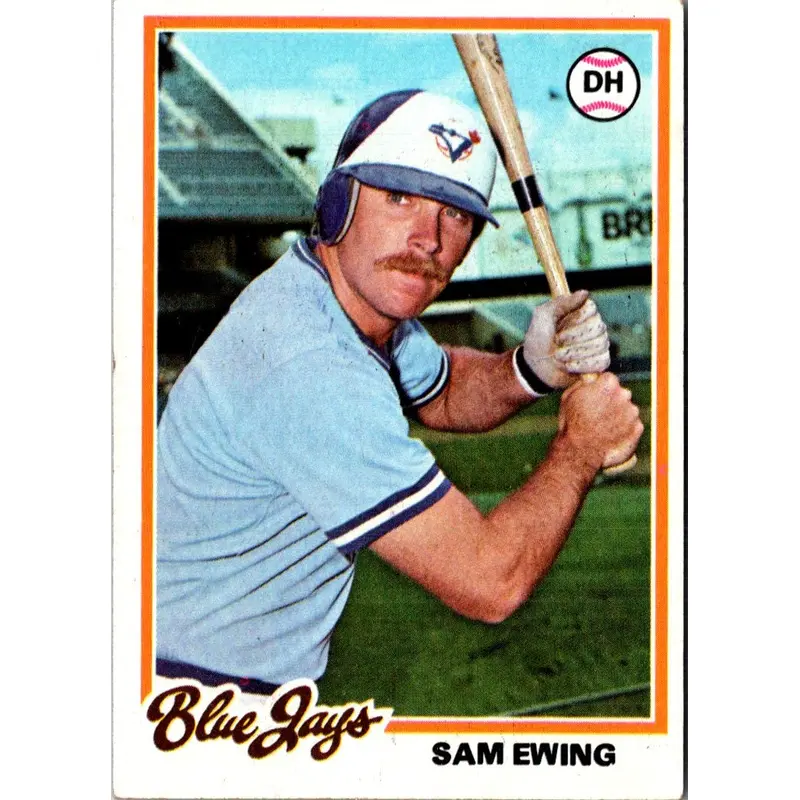 1978 Topps Sam Ewing #344 Rookie