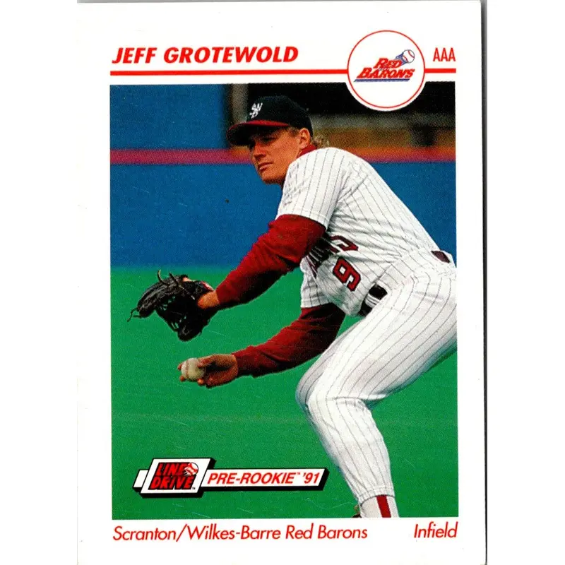 1991 Line Drive AAA Jeff Grotewold #484