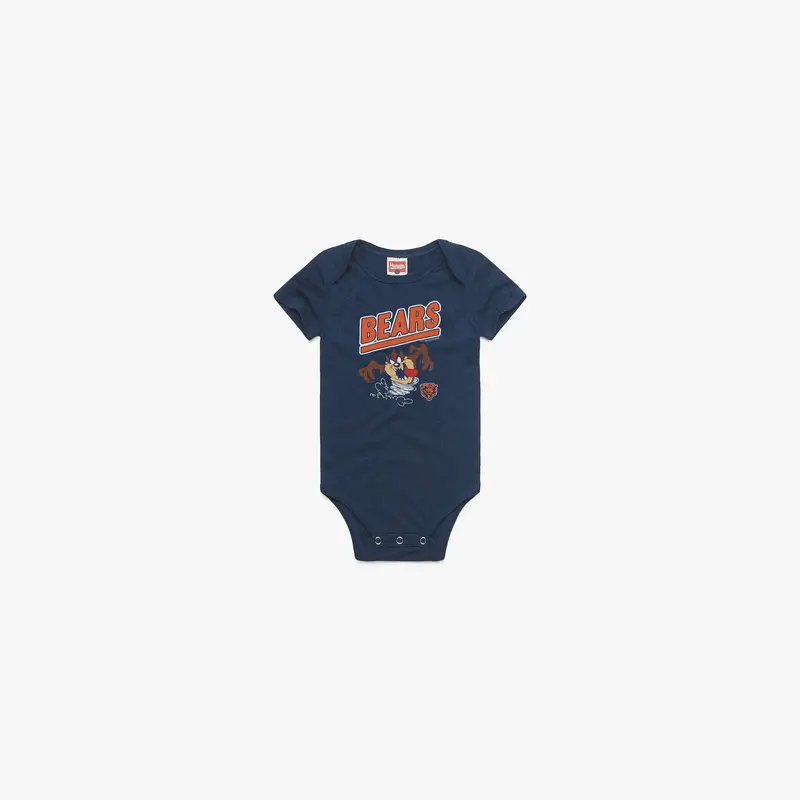 Looney Tunes Taz x Chicago Bears Baby One Piece