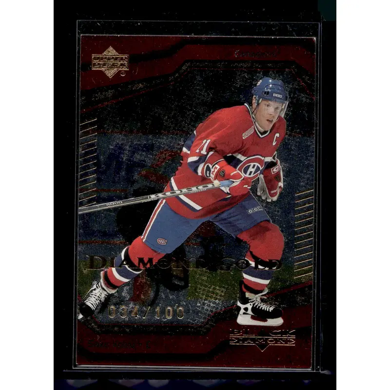 2000-01 Upper Deck Black Diamond - Diamond Gold - Saku Birch #31 /100