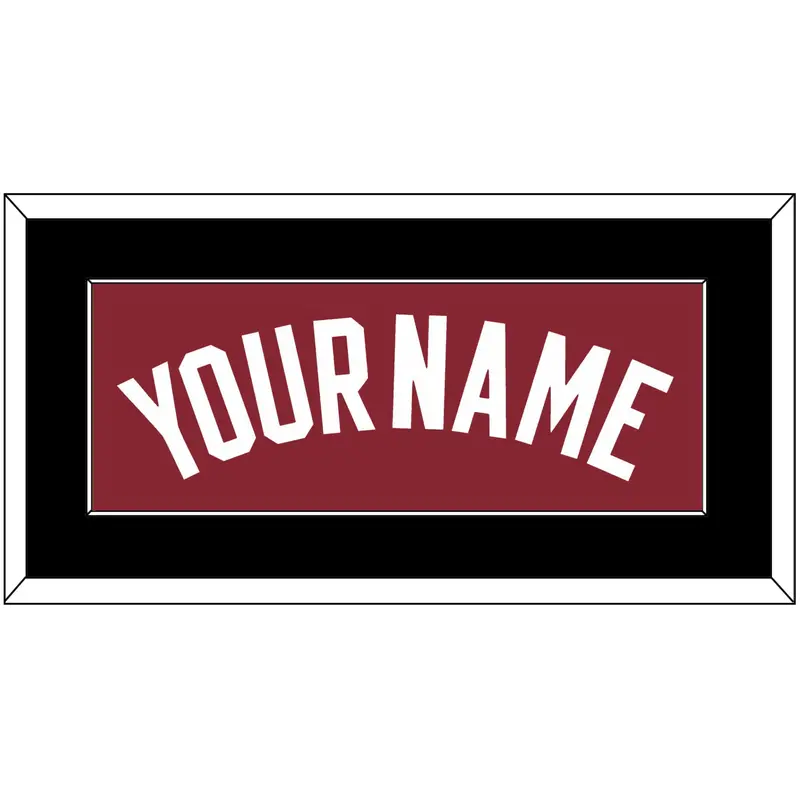 Miami Name - Alternate Red (2009-2017) - Single Mat 2