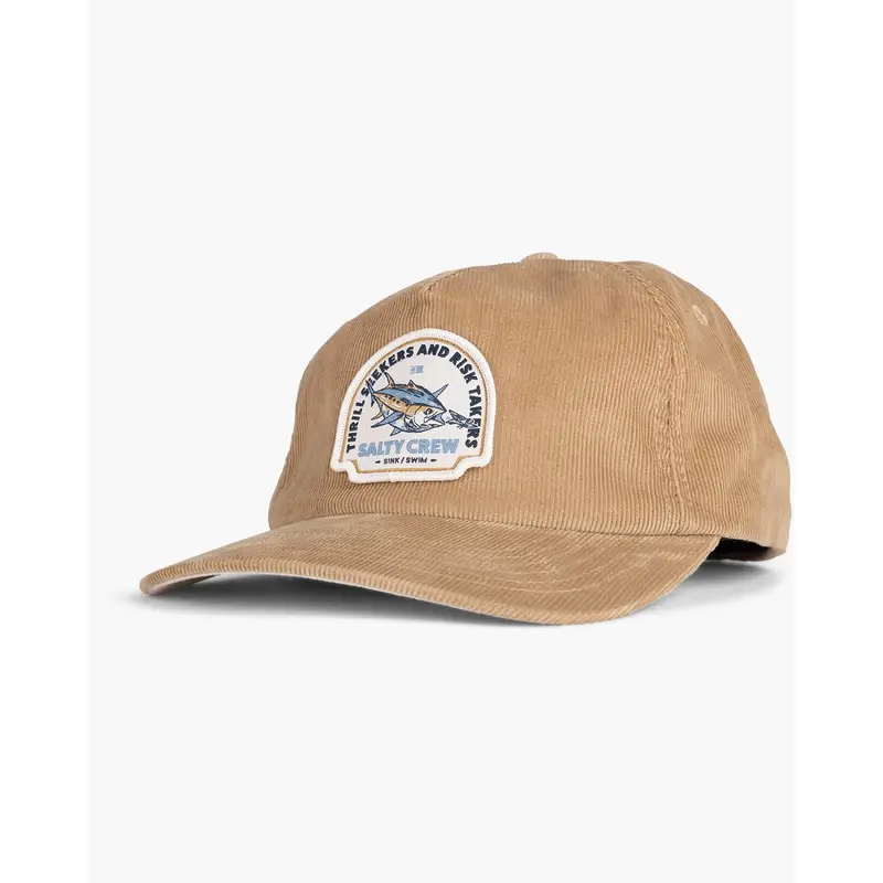 Salty Crew - Chaser Cord 5-Panel Cap - Khaki
