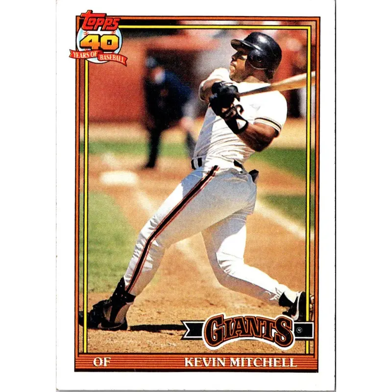 1991 Topps Kevin Mitchell #40