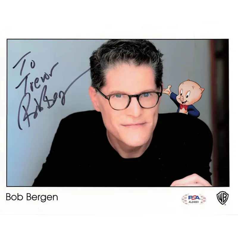 Bob Bergen signed 8x10 photo PSA/DNA Autographed