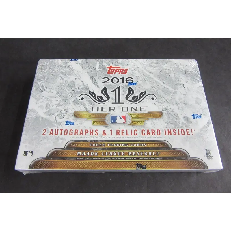 2016 Topps Tier One Baseball Box (Hobby)