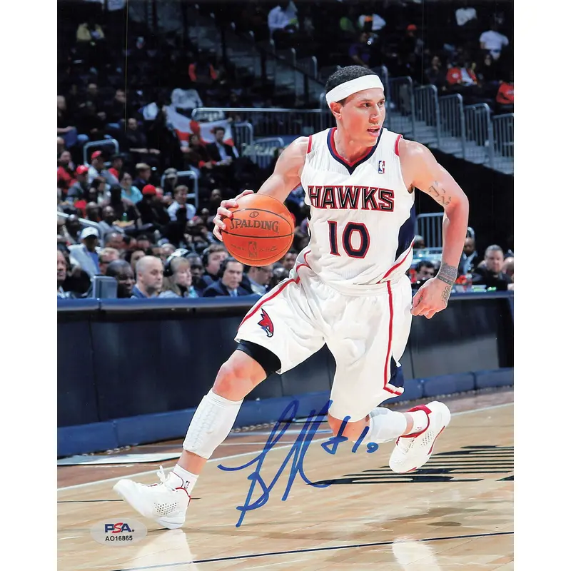 Mike Bibby signed 8x10 photo PSA/DNA Atlanta Hawks Autographed