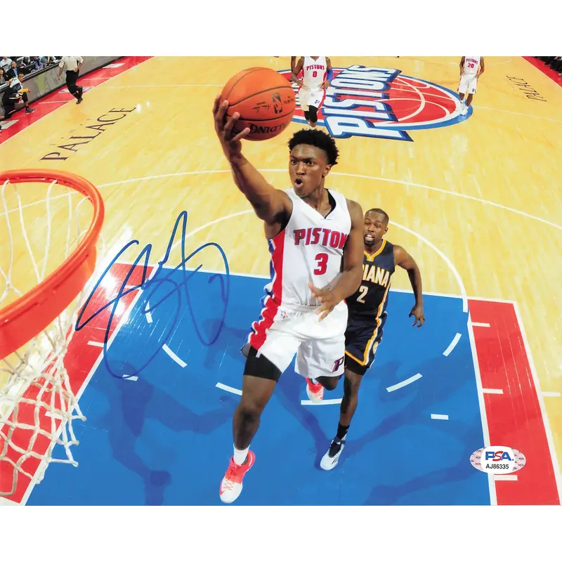 Stanley Johnson signed 8x10 photo PSA/DNA Detroit Pistons Autographed