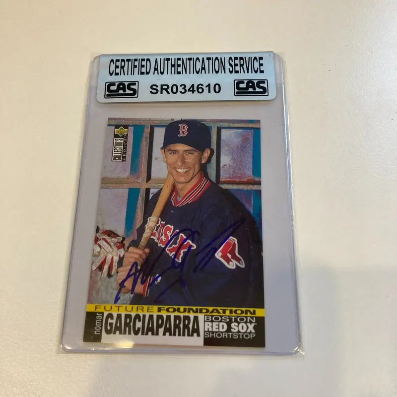 1995 Upper Deck Nomar Garciaparra Signed RC CAS Certified Auto