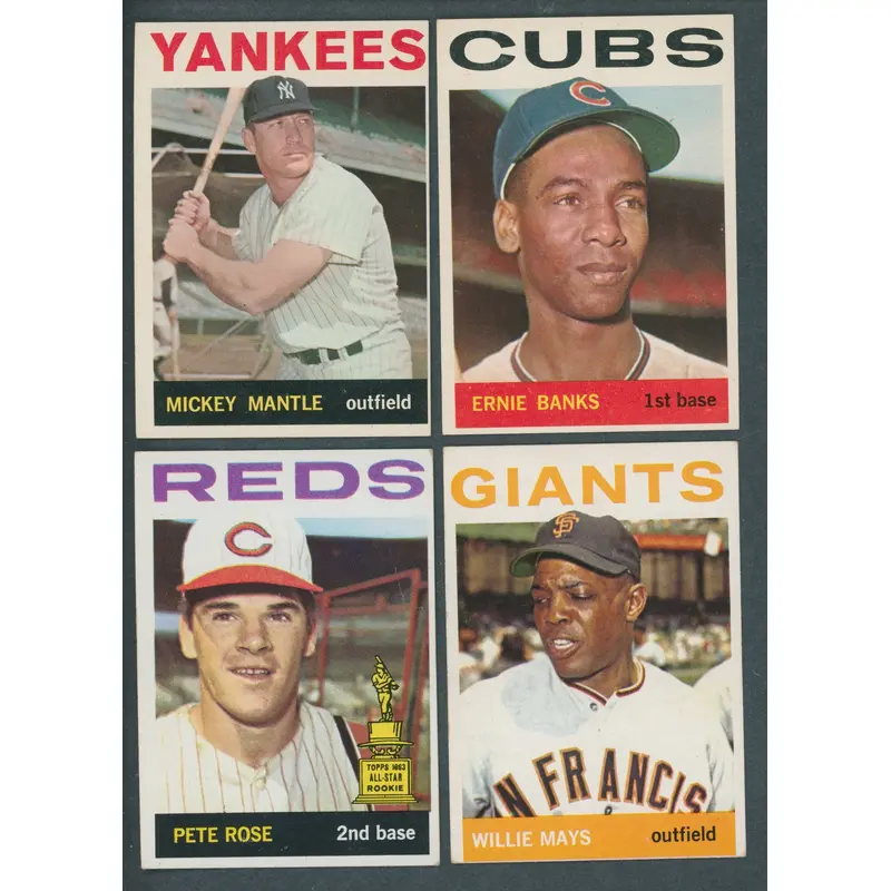 1964 Topps Baseball Near Set (581/587) EX/MT NM/MT