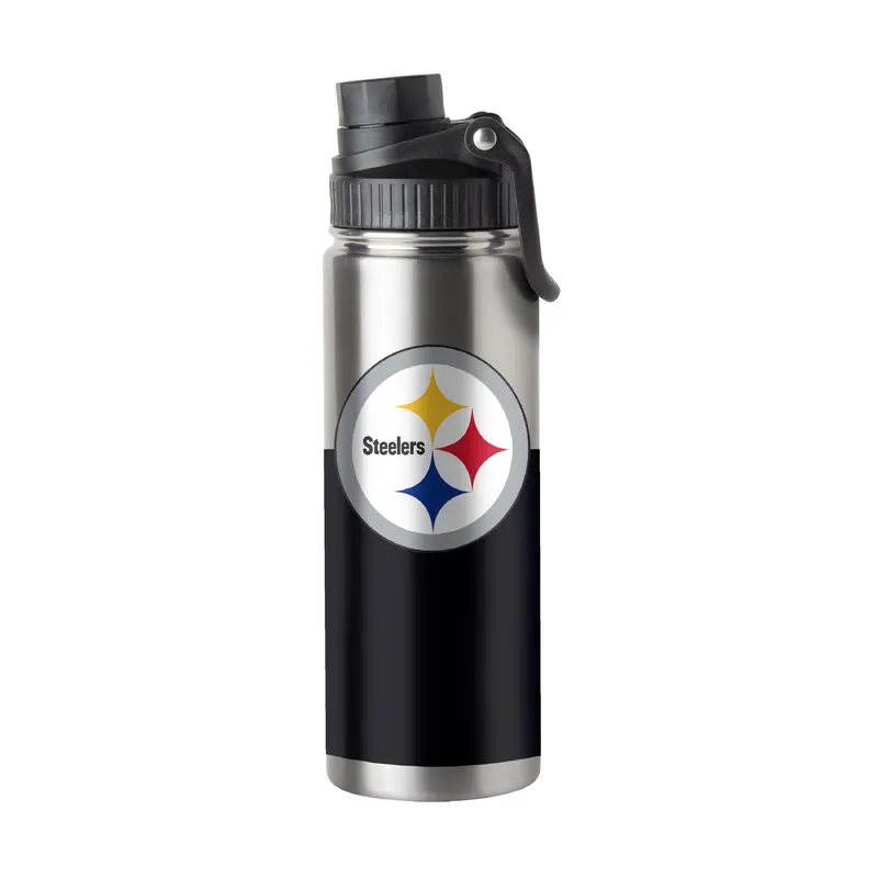 Pittsburgh Steelers Colorblock 21oz Twist Top Bottle