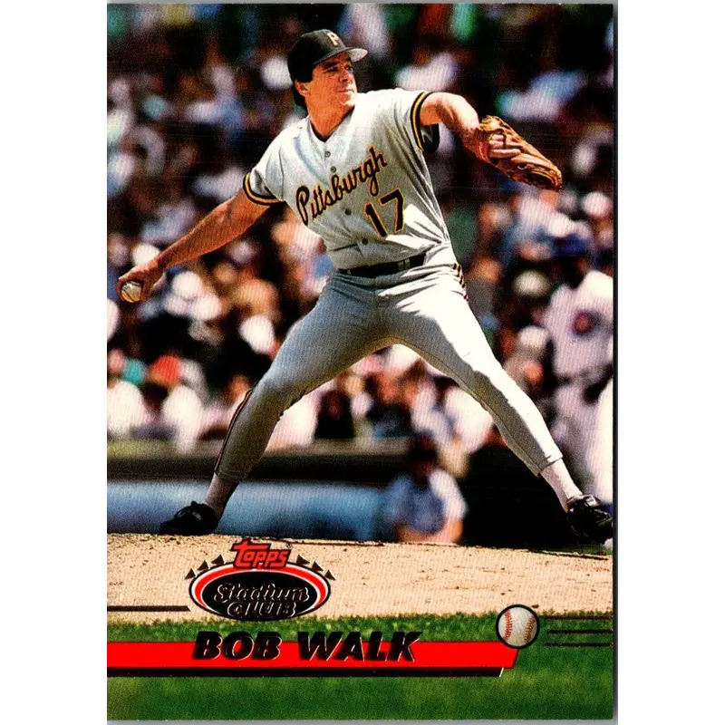 1993 Stadium Club First Day Production Bob Walk #421