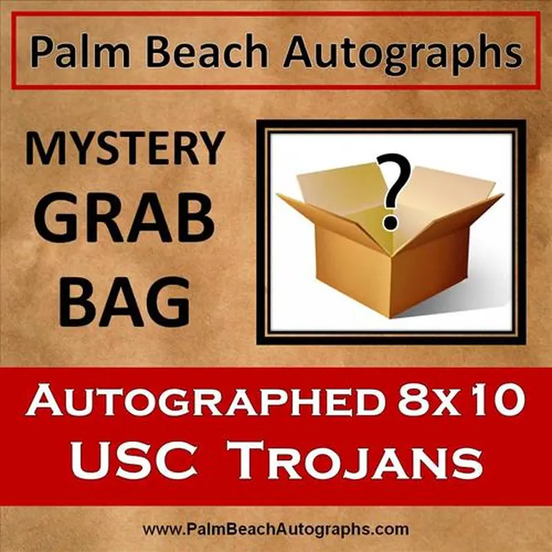 MYSTERY GRAB BAG - USC Trojans Autographed 8x10 Photo