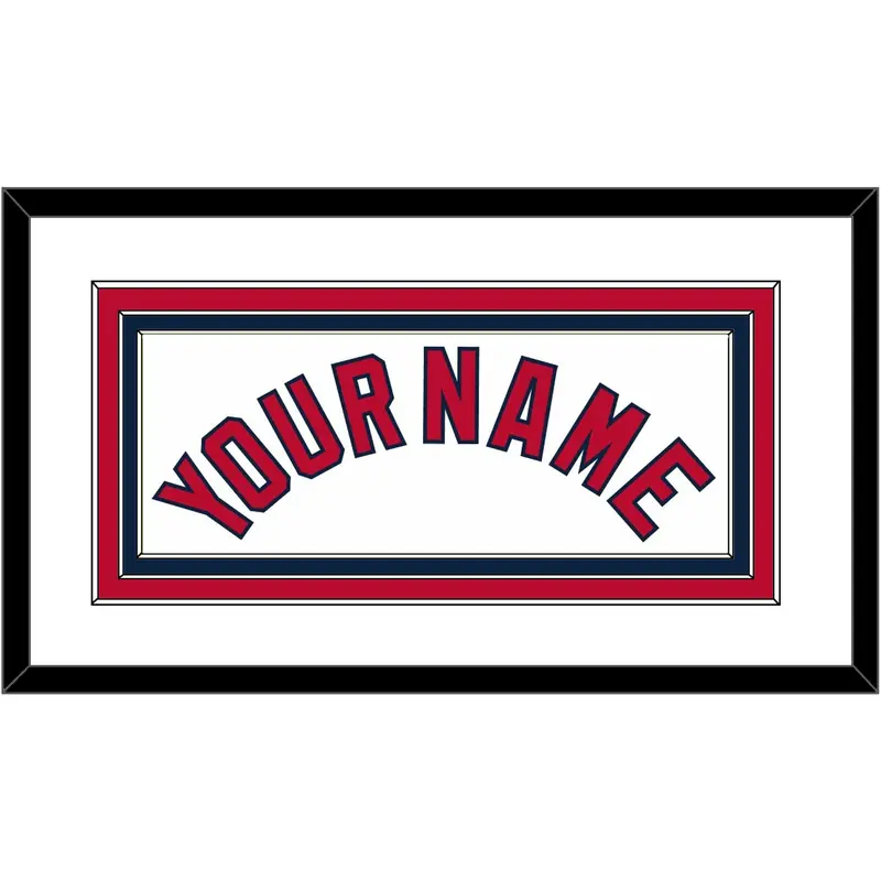 St. Louis Name - Home White - Triple Mat 1