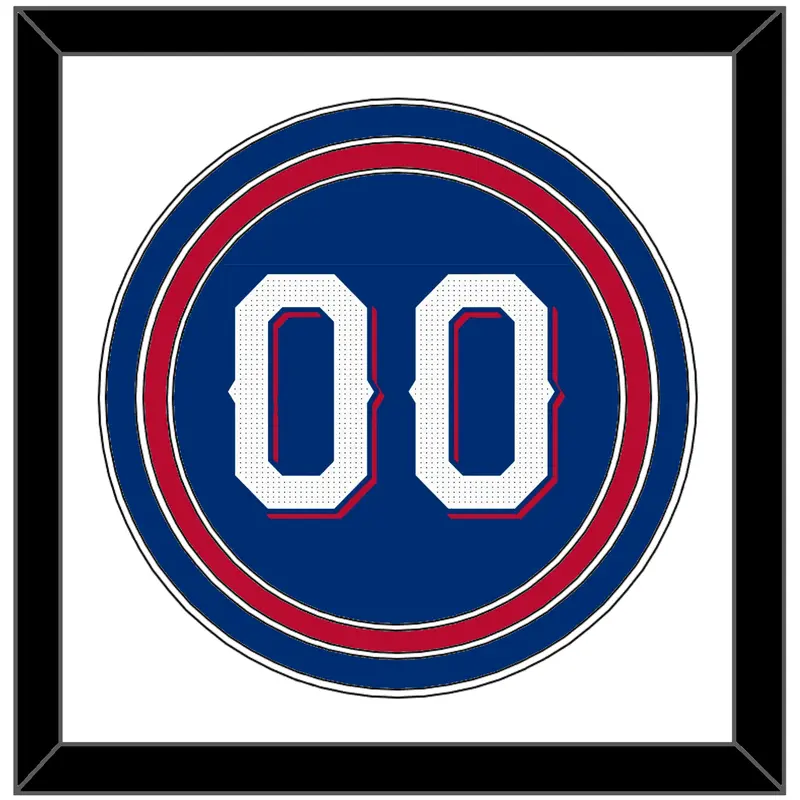 Texas Number - Alternate Blue - Triple Mat 1