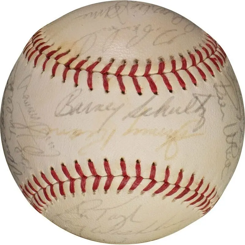 1964 St. Louis Cardinals World Series Champs Team Signed Baseball PSA DNA