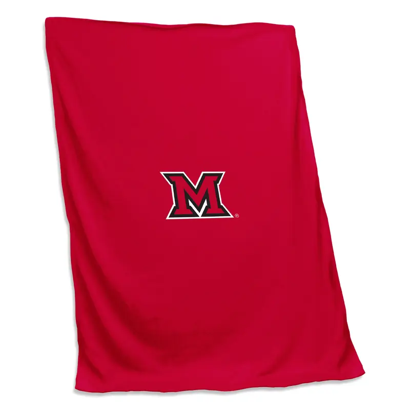 Miami Ohio Sweatshirt Blanket (Screened)