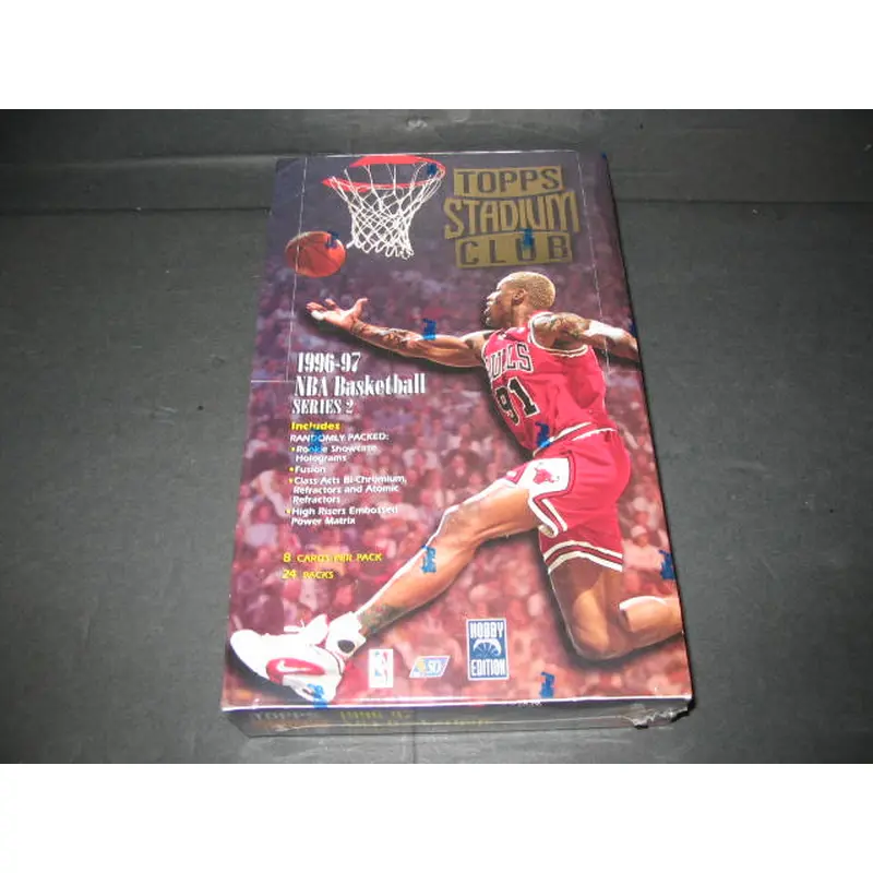 1996/97 Topps Stadium Club Basketball Series 2 Box (Hobby) (24/8)