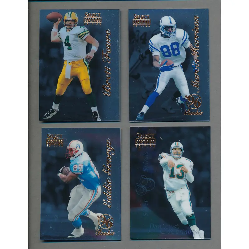 1996 Score Select Certified Football Complete Set (125) NM/MT MT