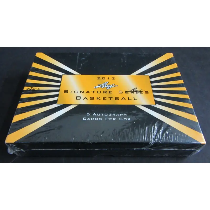 2012 Leaf Signature Series Basketball Box (Hobby)