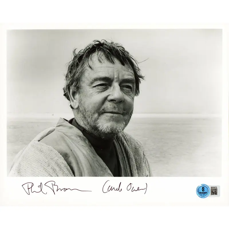 Phil Brown Star Wars "Uncle Owen" Authentic Signed 8x10 Photo BAS #BS29270
