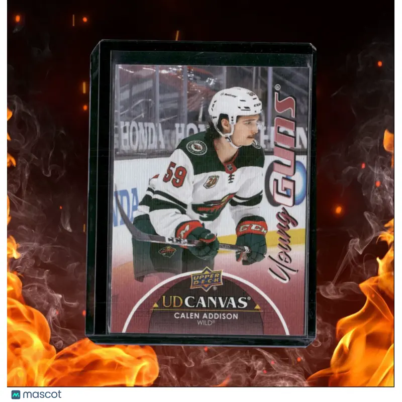 2021-22 Upper Deck Calen Addison Young Guns Canvas Rookie #133