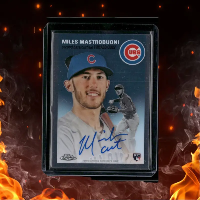 2023 Topps Chrome Platinum Miles Mastrobuoni Rookie Auto #CPA-MMA