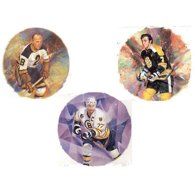 Boston Bruins "Legends" (3 Classic Art Prints Combo)