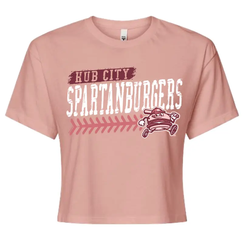 Women's Laces Blush Crop Top