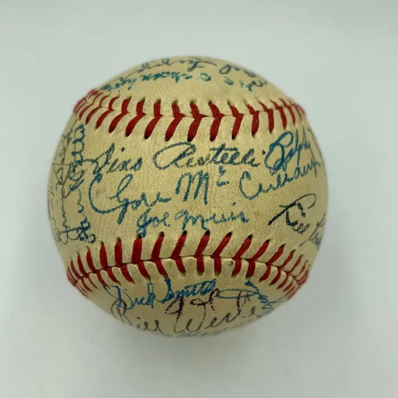 The Finest 1951 Pittsburgh Pirates Team Signed NL Baseball 40 Sigs With JSA COA