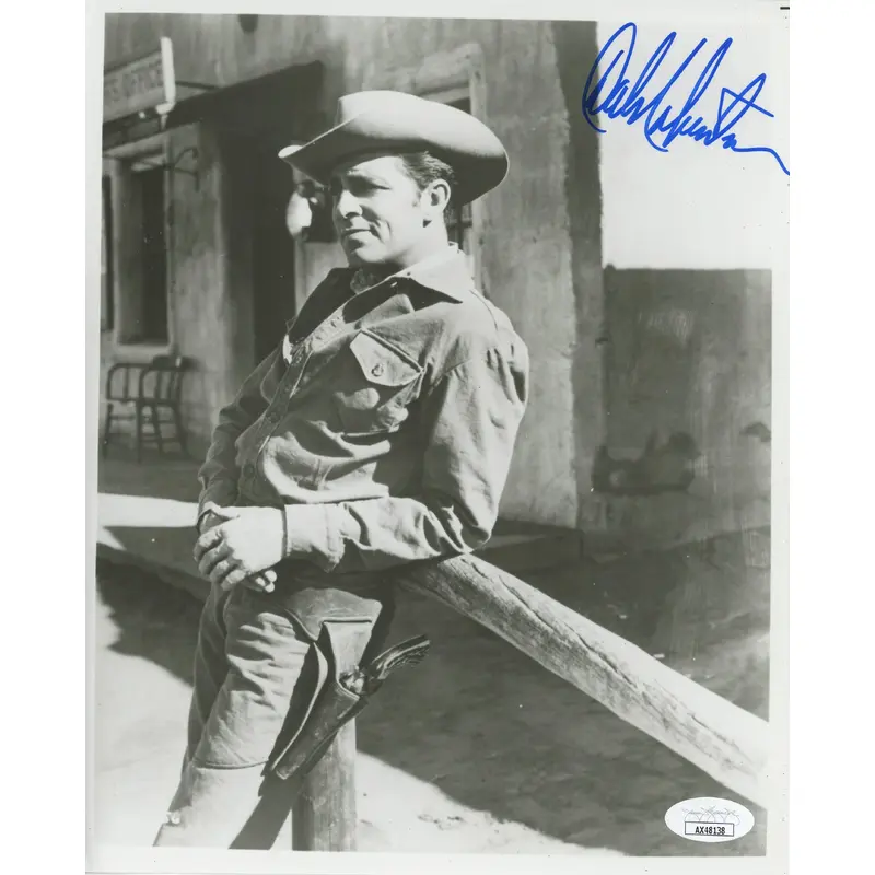 Dale Robertson Tales of Wells Fargo Authentic Signed 8x10 Photo JSA #AX48138