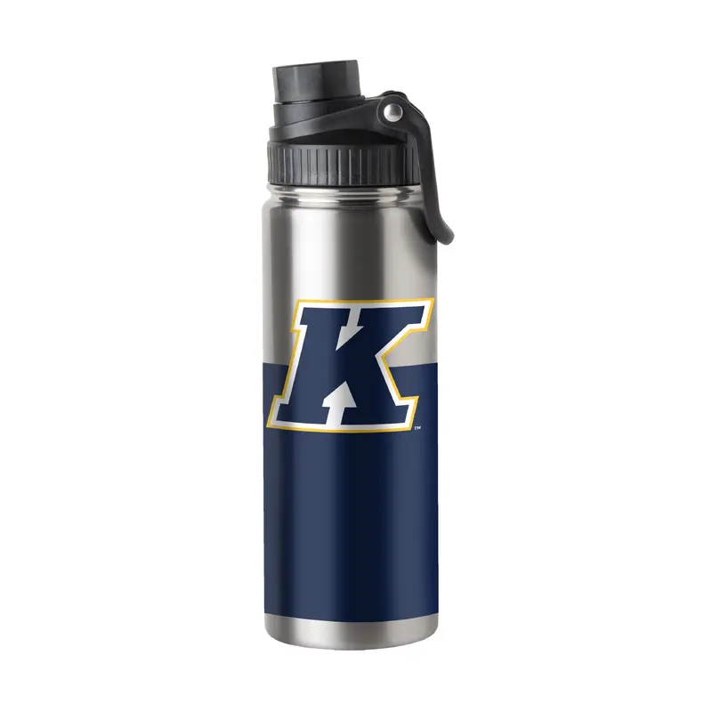 Kent State 21oz Colorblock Twist Top Water Bottle