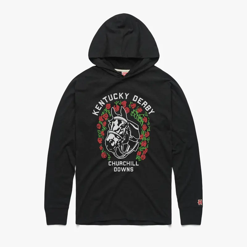 Kentucky Derby Garland Lightweight Hoodie